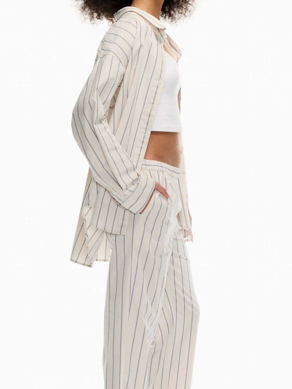 ARITZIA SUMMER COSTAL BOARDWALK PANT WITH STRIPES SIZE SMALL - Picture 3 of 5